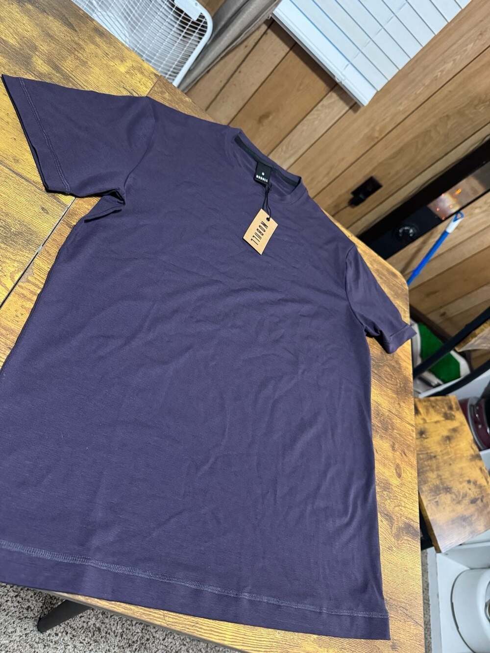 NOBULL Men's Short Sleeve SS T-Shirt Nightshade Purple Size Small New with Tags